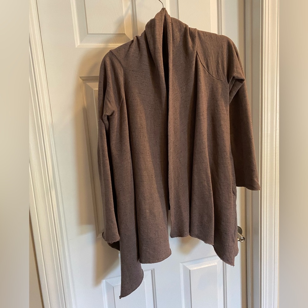 Splendid Brown Cardigan Sweater Open Front